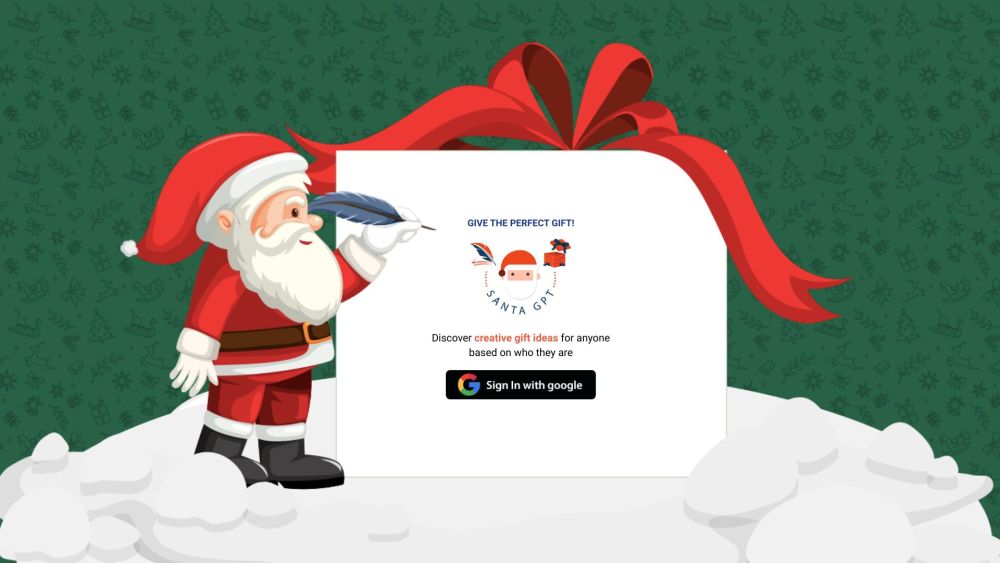 SantaGPT website screenshot