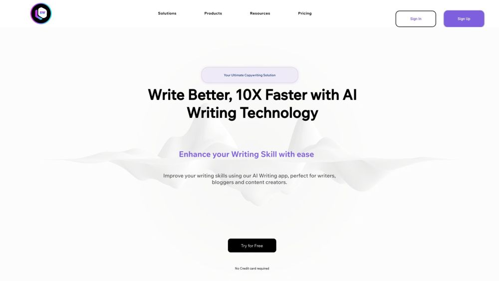 Scribowriter Ai website screenshot