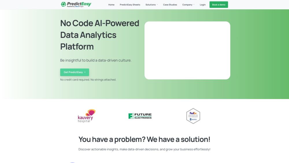 PredictEasy website screenshot
