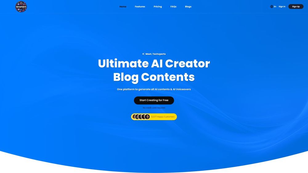 Techxperts website screenshot