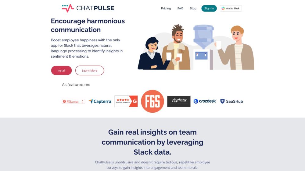 ChatPulse website screenshot