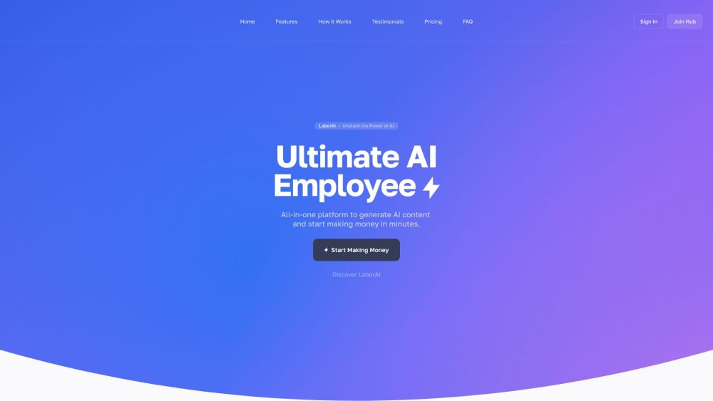 Laborai Pro website screenshot