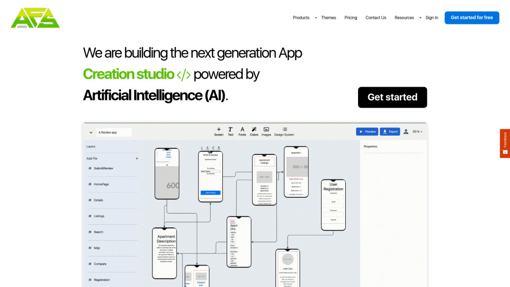 Appforcestudio website screenshot