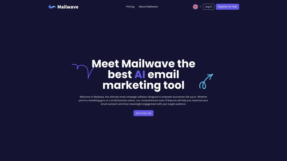M website screenshot