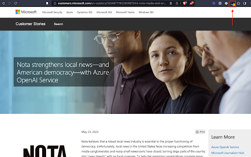 Nota Ai Tools website screenshot