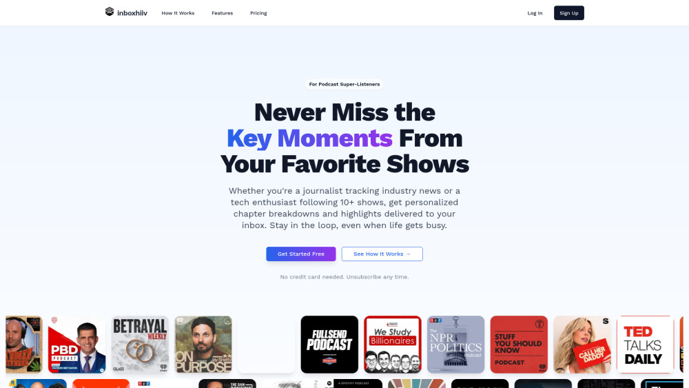 Inboxhiiv website screenshot