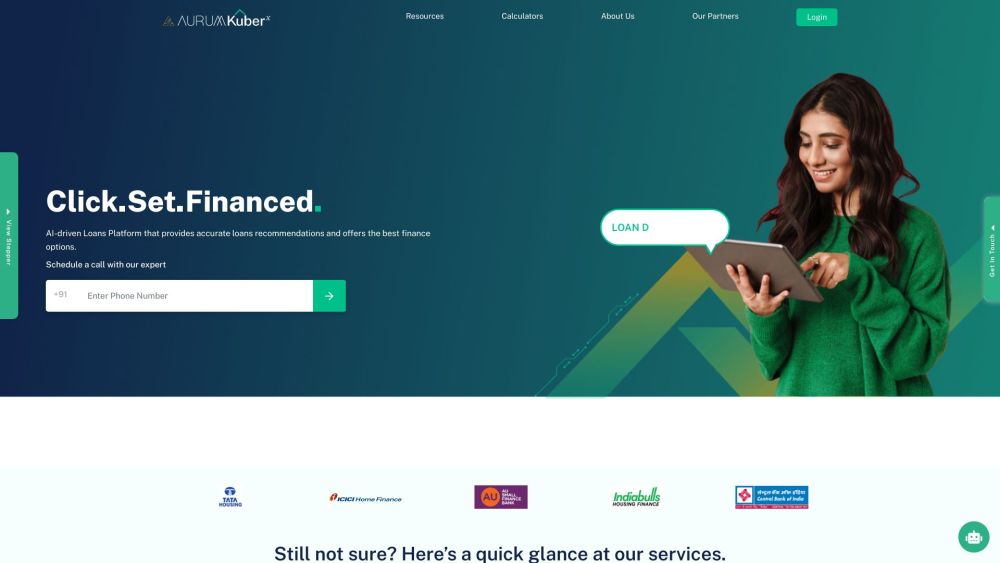 Aurum Kuberx website screenshot