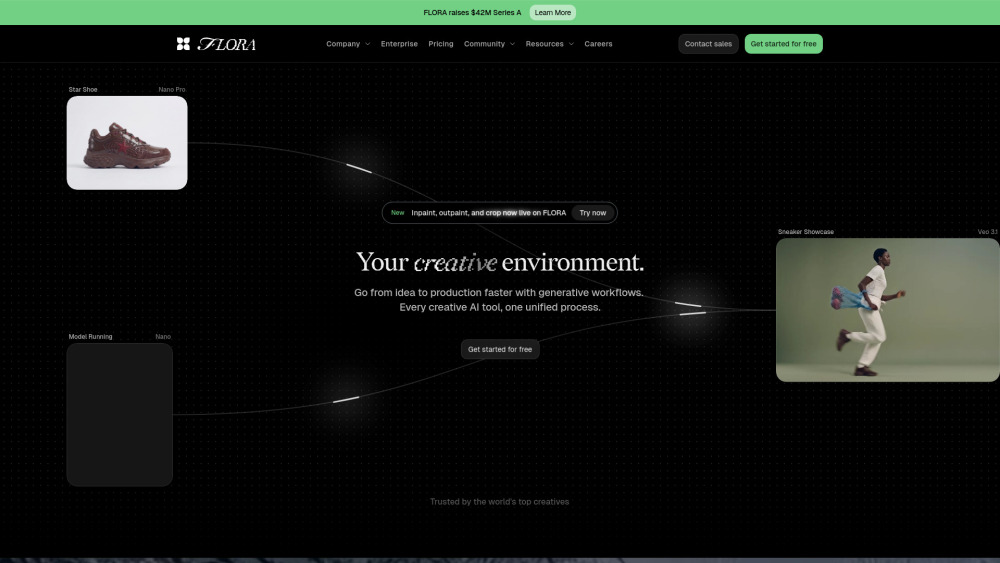 Flora Ai website screenshot