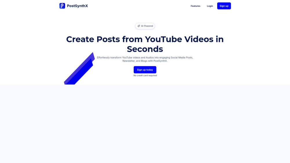 Postsynthx website screenshot