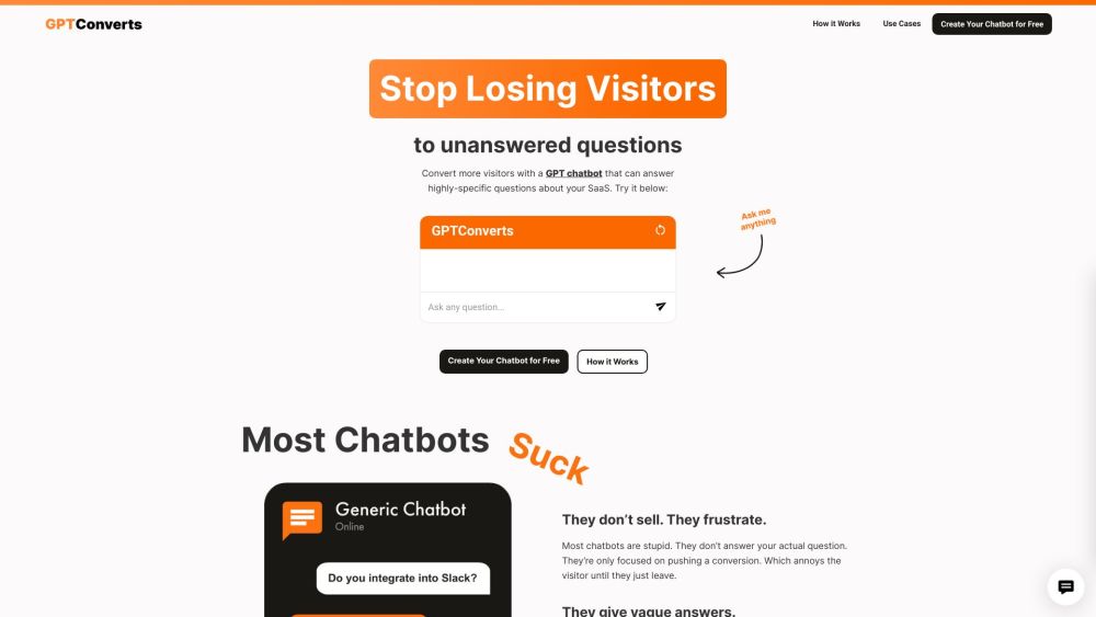 GPTConverts website screenshot