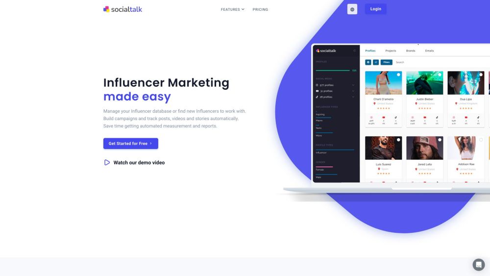 Socialtalk website screenshot