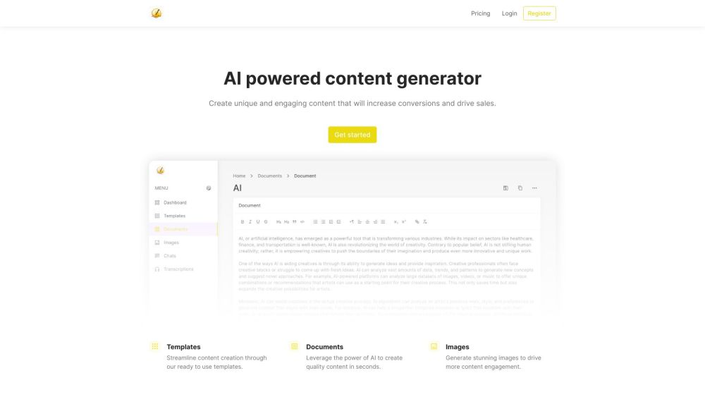 Jotters Pad website screenshot