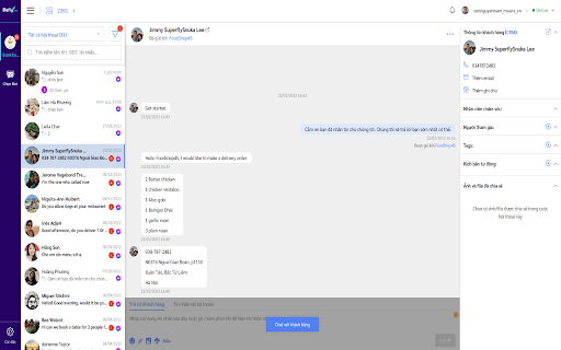 Bizfly Chatbot Ai website screenshot