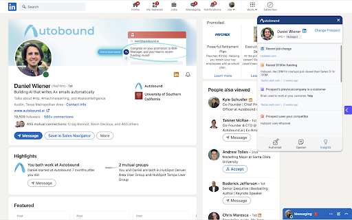 Autobound AI website screenshot