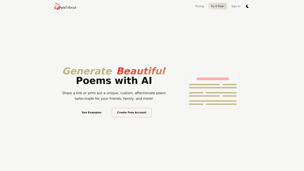 Agapeverse App website screenshot