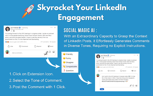 Social Magic Supercharge Your Linkedin website screenshot