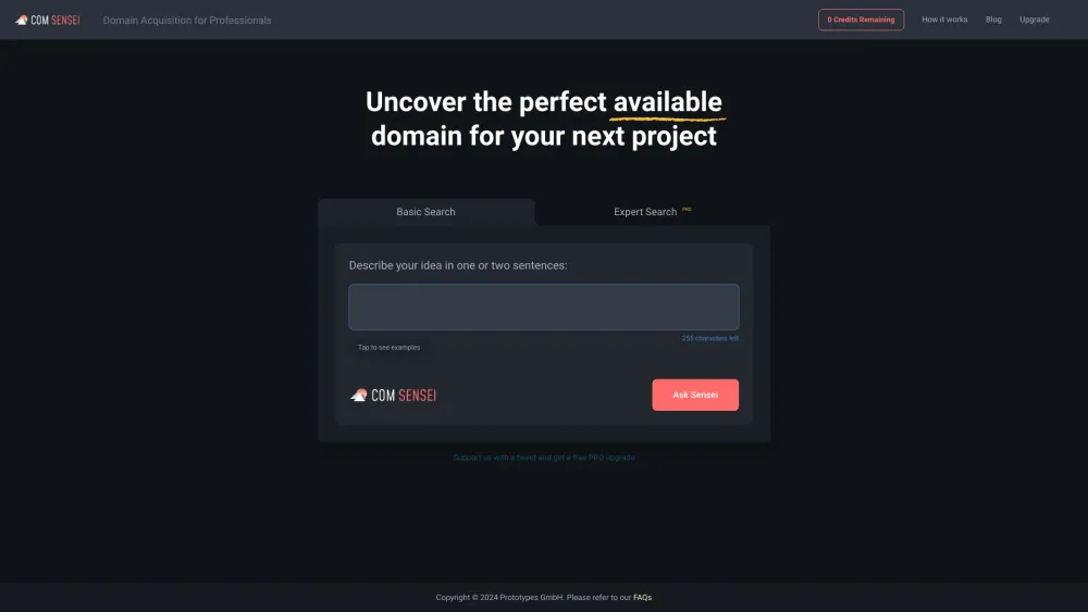 Comsensei website screenshot