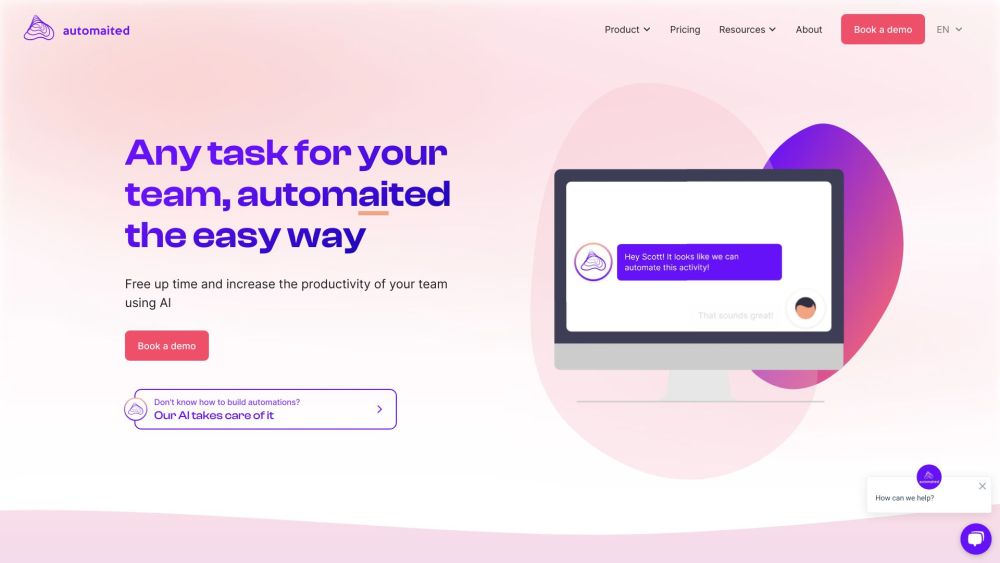Automaited website screenshot