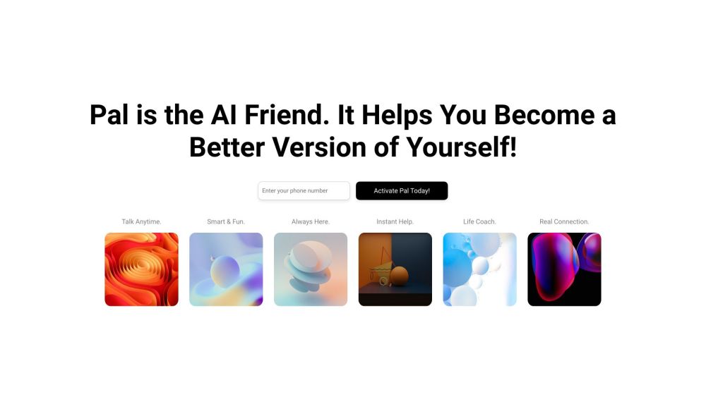 Pal website screenshot