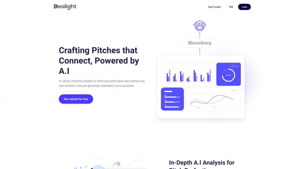 Dealight website screenshot