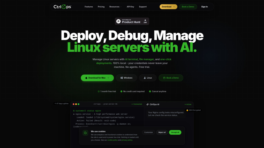 Ctrlops website screenshot