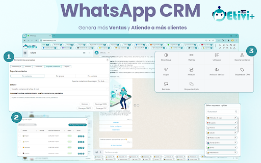 Etivi+ CRM AI website screenshot