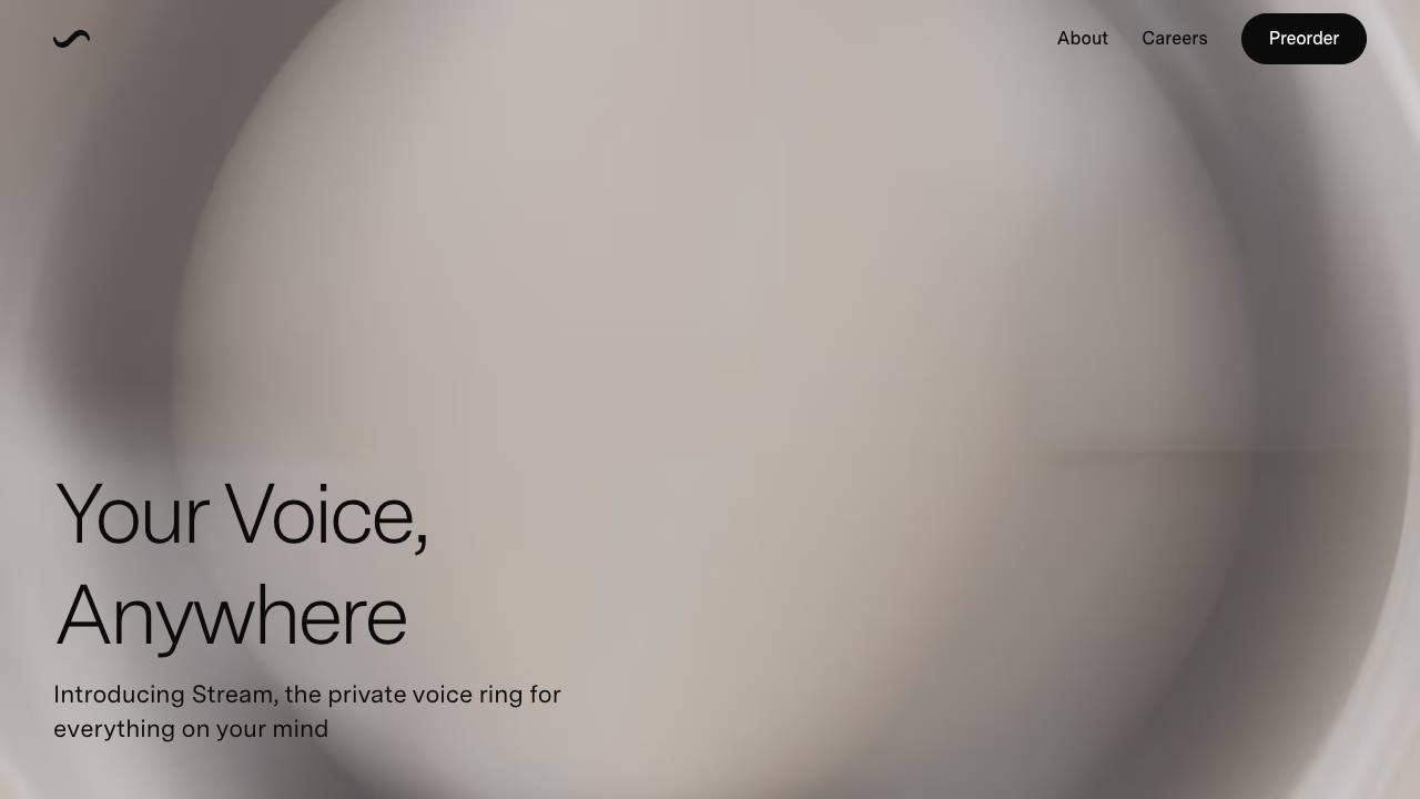 Stream by Sandbar website screenshot
