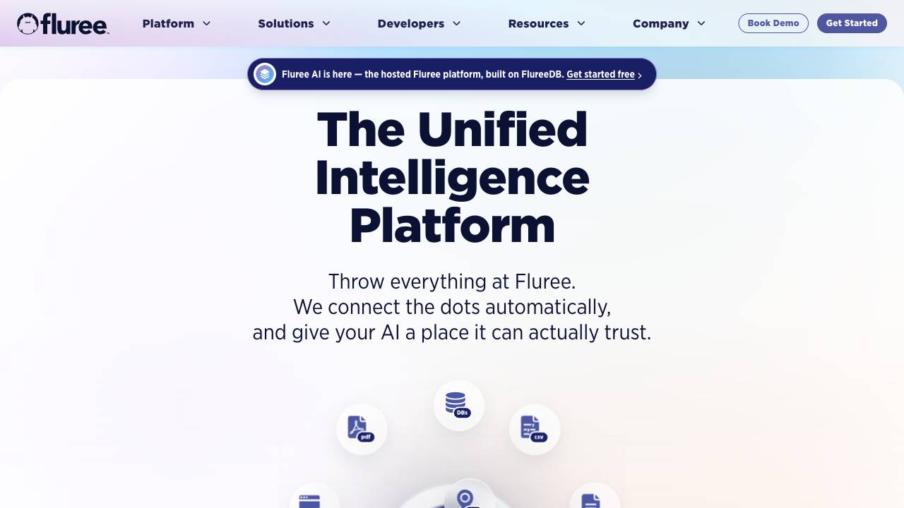 Fluree website screenshot