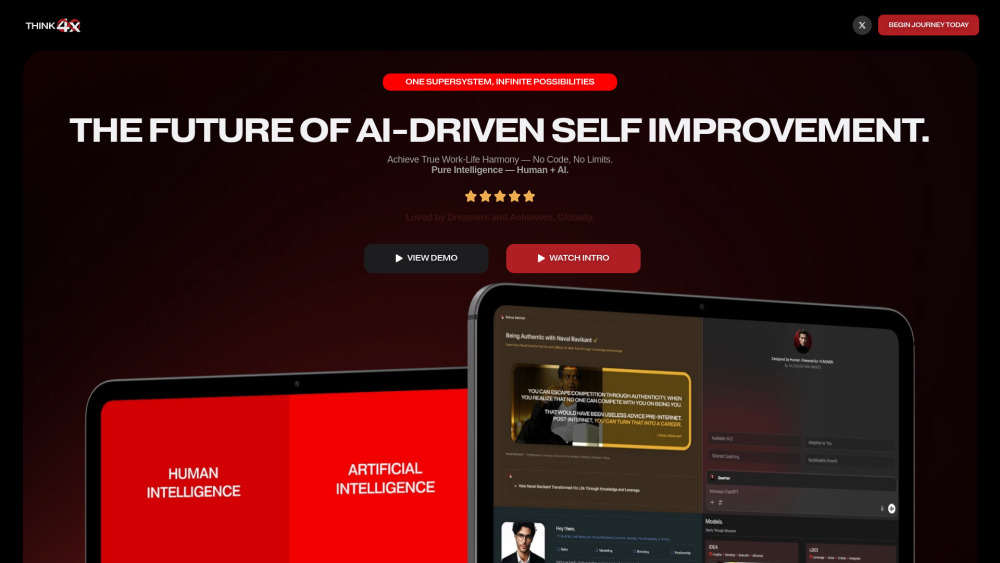 Journey Supersystem website screenshot