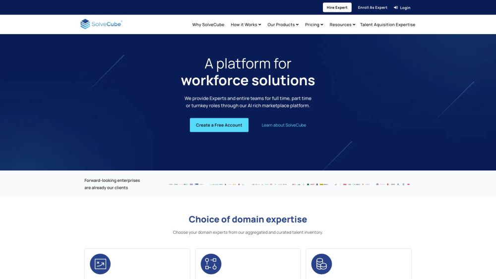 SolveCube website screenshot