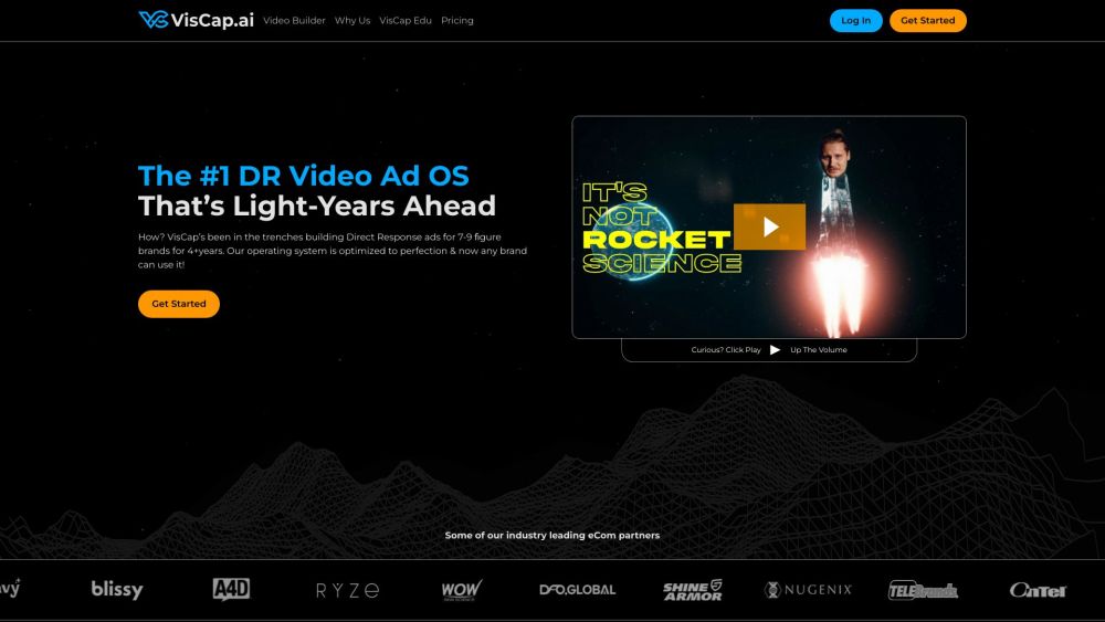 Viscap Ai website screenshot