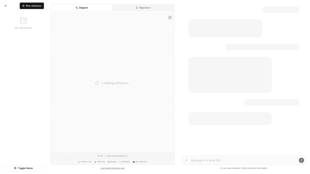 Postgres Sandbox website screenshot