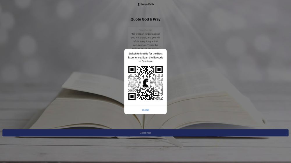 Prayerpath website screenshot