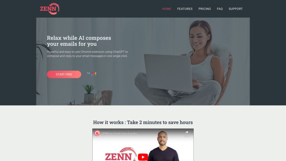 Z website screenshot