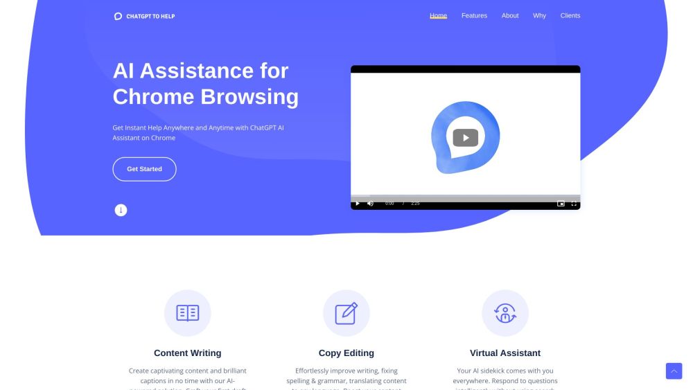 C website screenshot