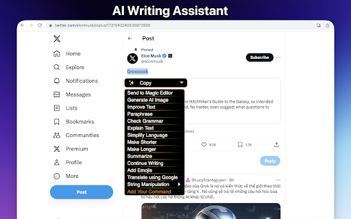 Magictool AI website screenshot