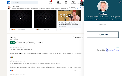 Pantheon Connect Forward Momentum Together website screenshot
