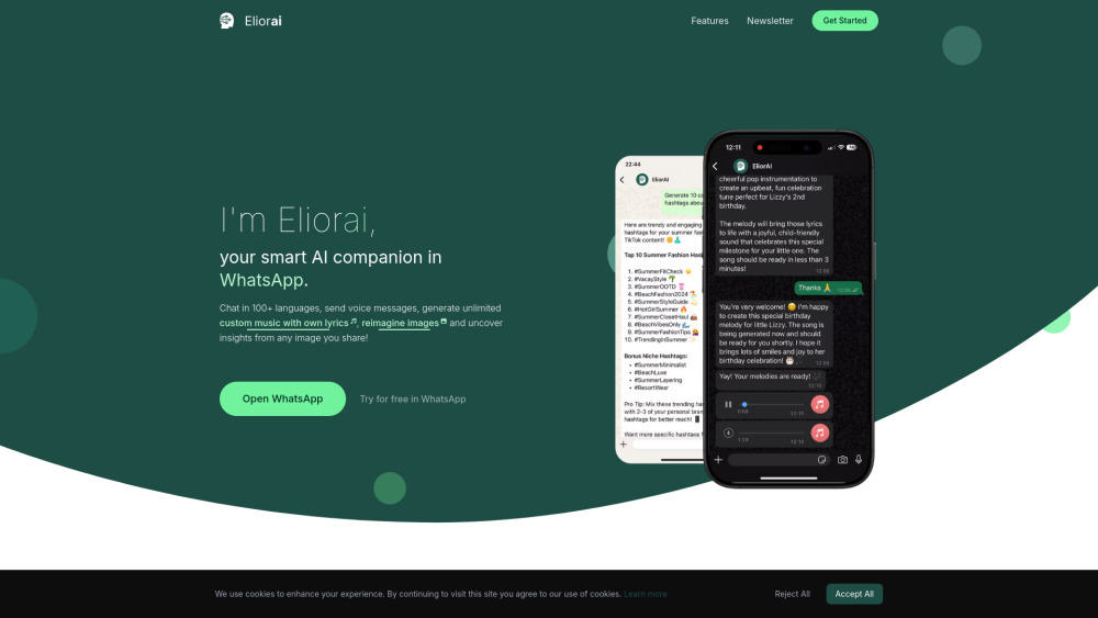 Eliorai website screenshot