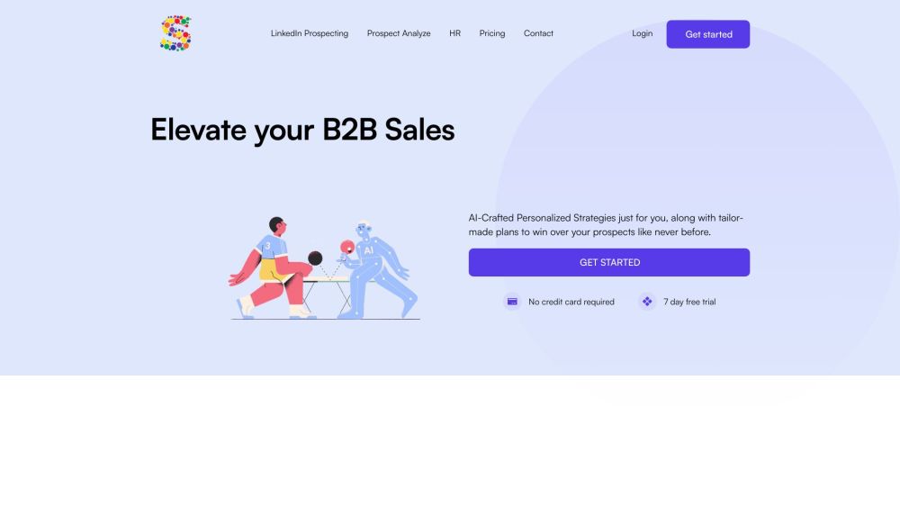 Salesmind Ai website screenshot