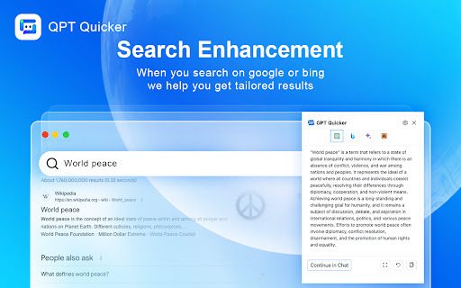 Gpt Quicker website screenshot