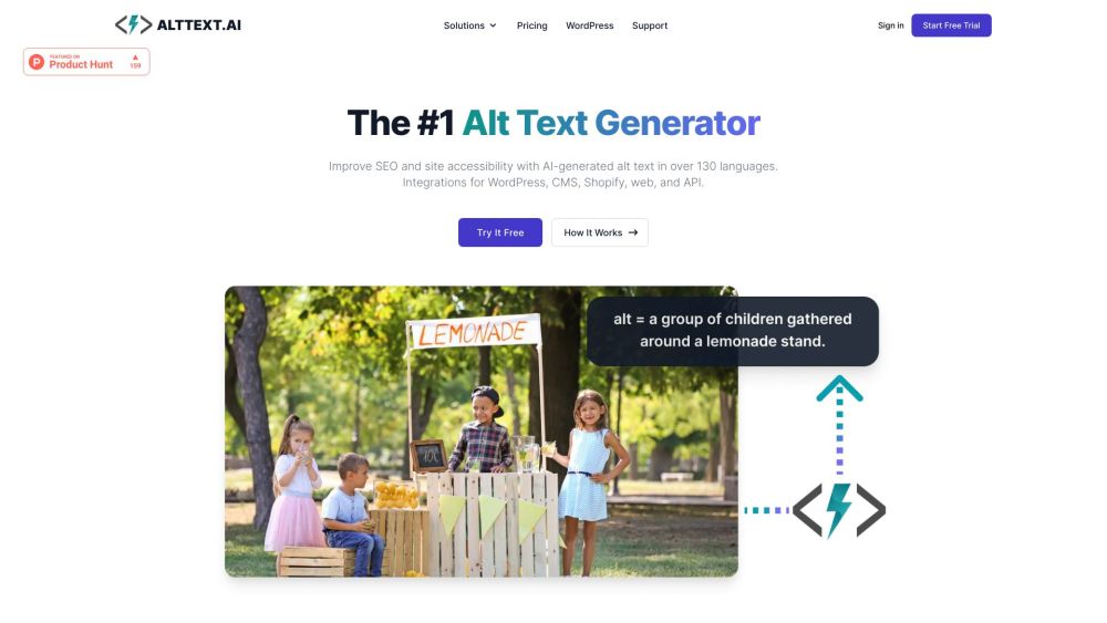 AltText AI website screenshot