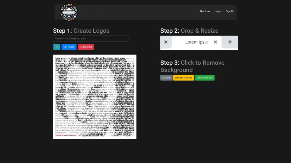 Favicon Helper website screenshot