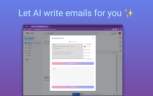 Letterbot Ai website screenshot