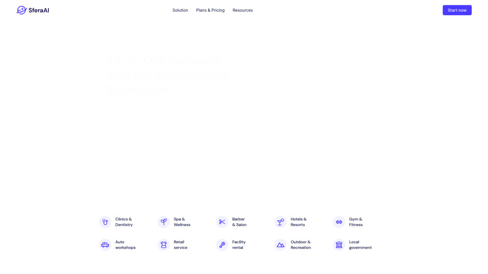 Sferaai website screenshot