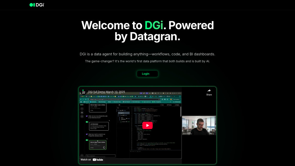 DGi website screenshot