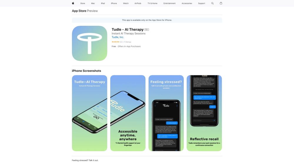 Tudle website screenshot