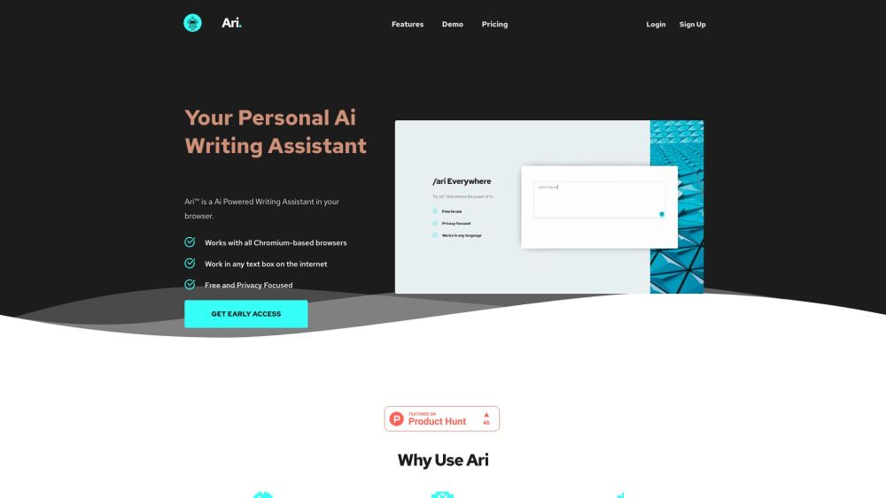 TypeAri website screenshot