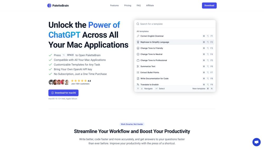 PaletteBrain website screenshot