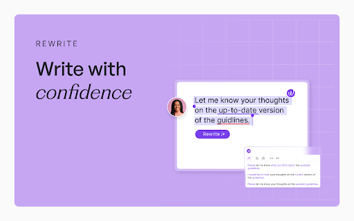 Wordtune AI website screenshot