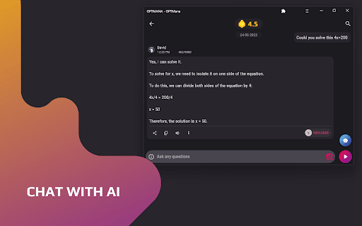 GPTMana AI website screenshot